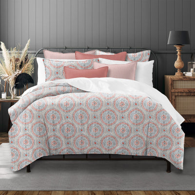 product image for zayla coral bedding by 6ix tailor zay jul cor bsk tw 15 14 43