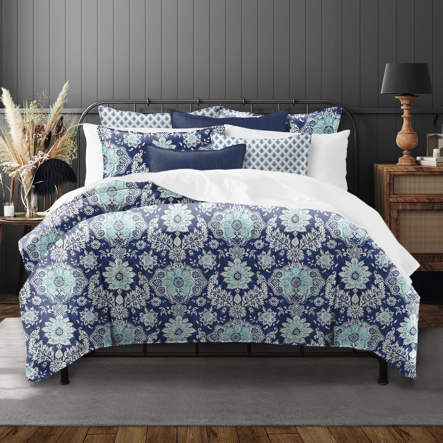 Shop Osha Blue/Aqua Bedding | Burke Decor