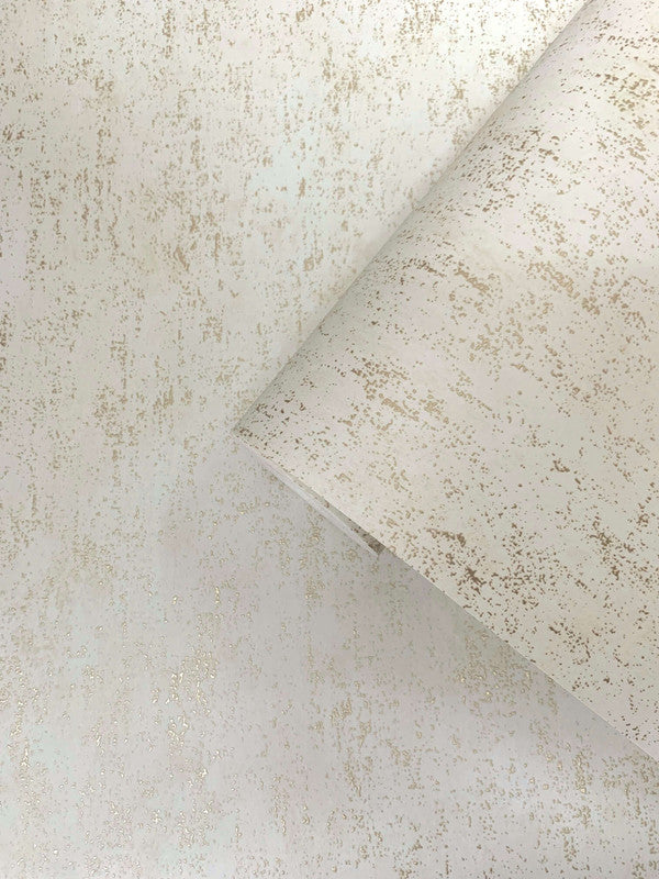 media image for Speck Industrial Mottled Wallpaper in Gold/Cream 235