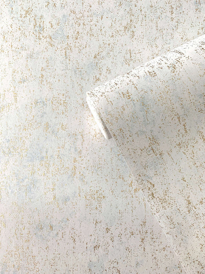 product image for Speck Industrial Mottled Wallpaper in Gold/White 25