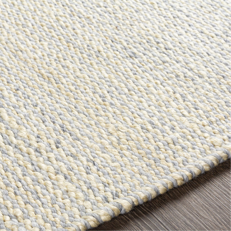 media image for Southampton SUH-2303 Hand Woven Rug in Medium Grey & Cream by Surya 223