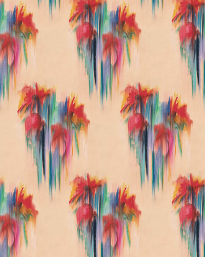 product image of Samantha Wallpaper in Tropical Peach 55