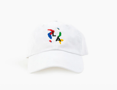 product image of la abstract cap in white 1 516