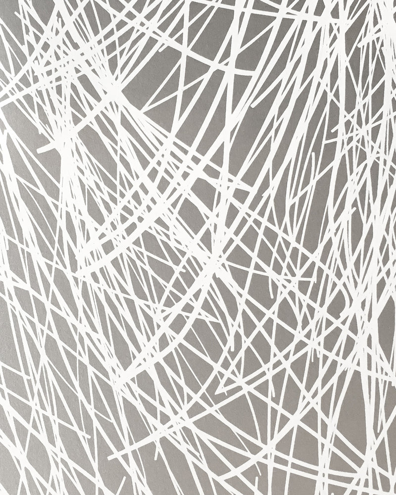 media image for Shag Wallpaper in White Thread design by Jill Malek 229
