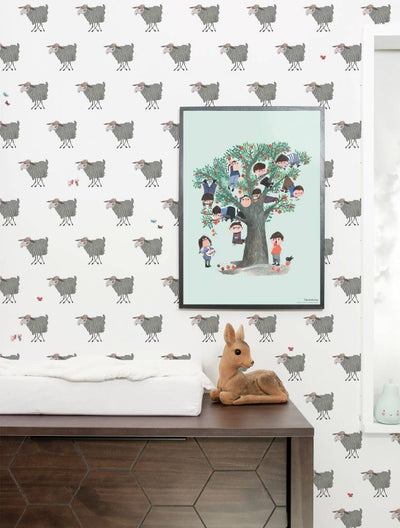 product image for Sheep Kids Wallpaper by KEK Amsterdam 8