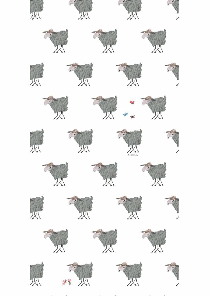 media image for Sheep Kids Wallpaper by KEK Amsterdam 251