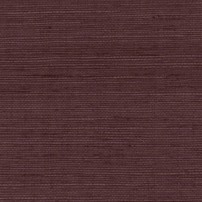 product image of Sisal Grasscloth Wallpaper in Deep Plum from the Luxe Retreat Collection by Seabrook Wallcoverings 540