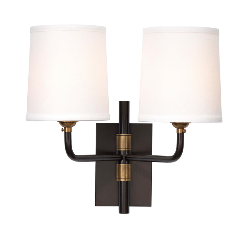 media image for lawton double arm wall sconce by bd lifestyle 4lawt dbob 4 290