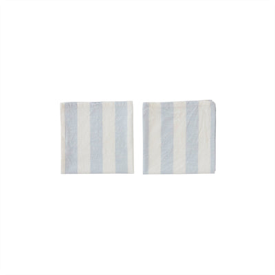 product image of striped napkin pack of 2 ice blue oyoy l300309 1 587