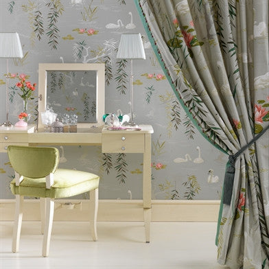 product image for Swan Lake Wallpaper by Nina Campbell for Osborne & Little 49