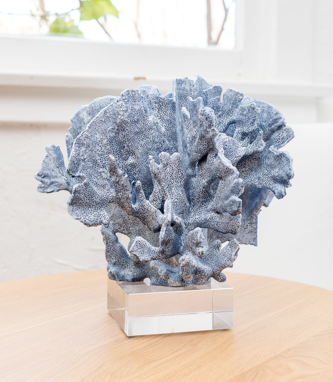 Blue Coral-Inspired Sculpture, Blue Sculpture