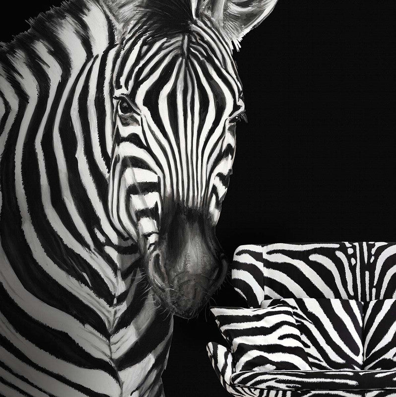 media image for Zebra Wall Mural in Lucia 242