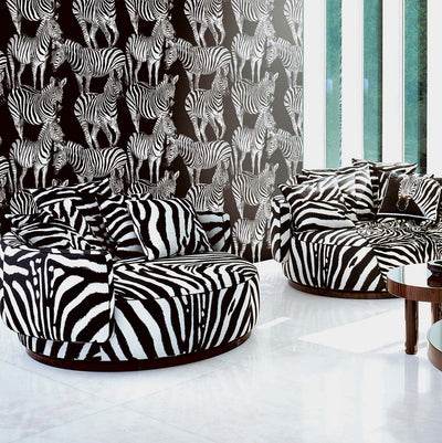 product image for Multi Zebra Wall Mural in Tullio 32