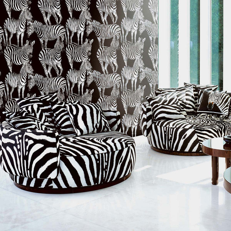 media image for Multi Zebra Wall Mural in Tullio 224