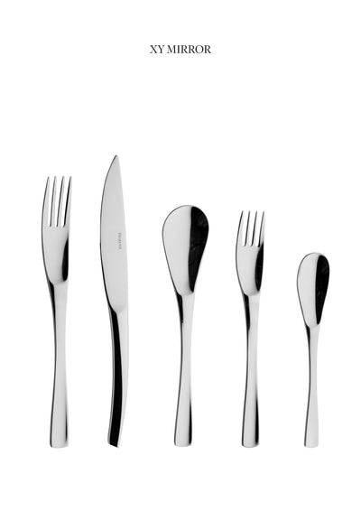 product image for XY Mirror Finish 5 Piece Flatware Set by Degrenne Paris 53