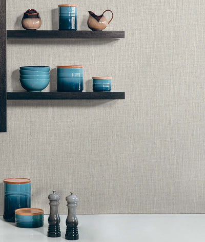 product image for Tweed Vinyl Wallpaper in Winter Ash 42