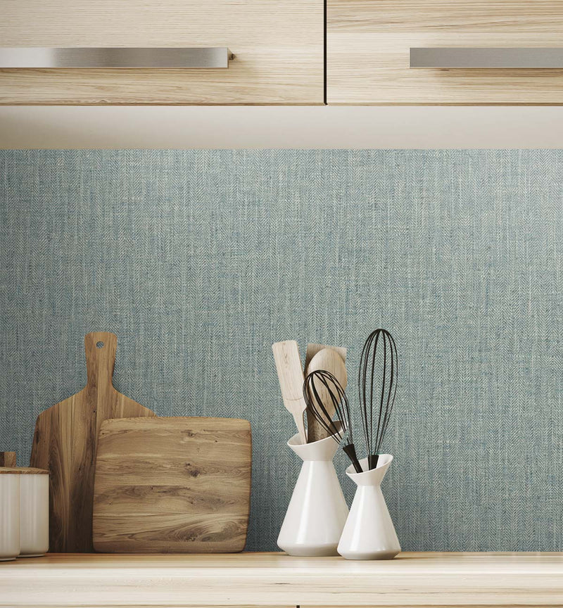 media image for Tweed Vinyl Wallpaper in Rosemary 22