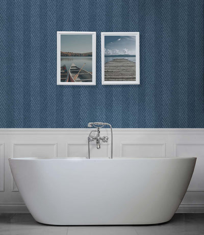 product image for Throw Knit Vinyl Wallpaper in Evening Breeze 35