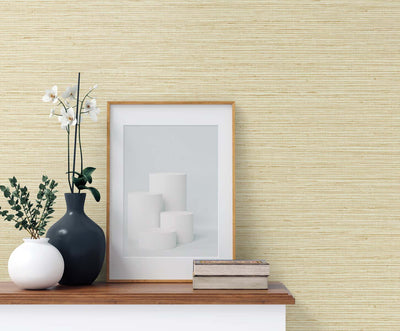 product image for Edmond Faux Sisal Vinyl Wallpaper in Sunkissed 35