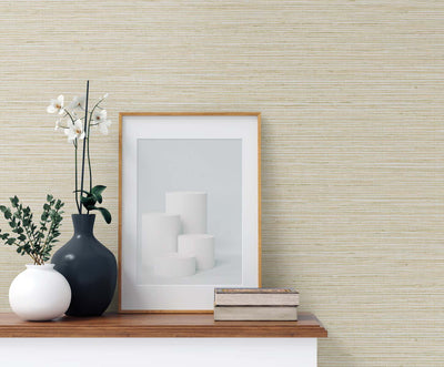 product image for Edmond Faux Sisal Vinyl Wallpaper in Rice 1