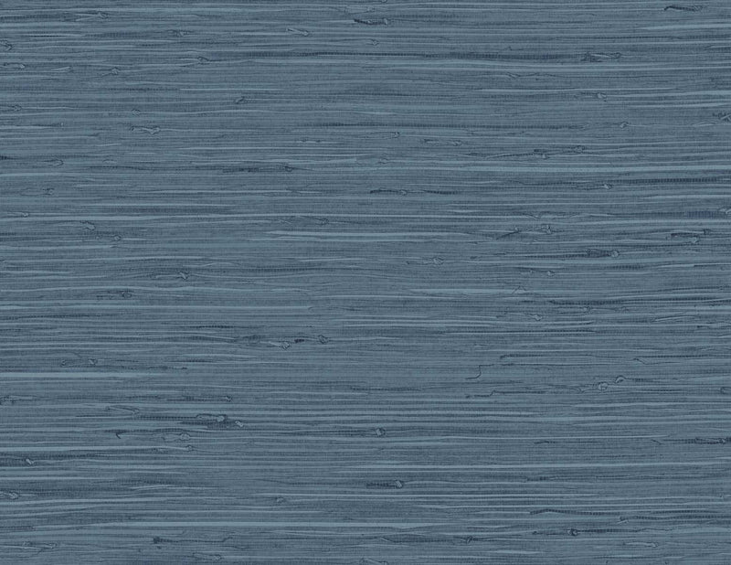 media image for Marion Faux Arrowroot Vinyl Wallpaper in Midnight Denim 252