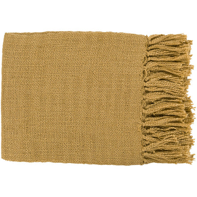 product image for Tilda TID-007 Woven Throw in Mustard by Surya 94