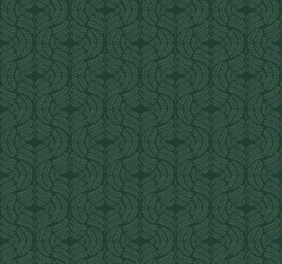 product image for Fern Tile Wallpaper in Dark Green from the Handpainted Traditionals Collection by York Wallcoverings 91