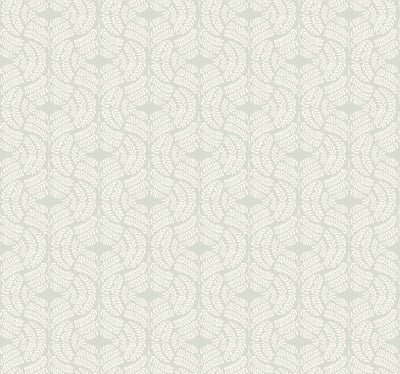 product image of Fern Tile Wallpaper in Ash from the Handpainted Traditionals Collection by York Wallcoverings 550