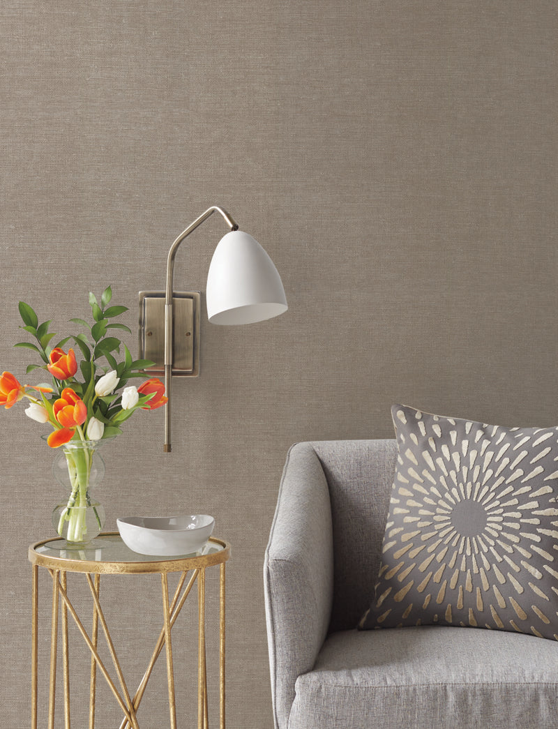 media image for Silken Grasses Wallpaper in Glint from the Handpainted Traditionals Collection by York Wallcoverings 284