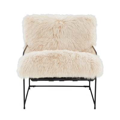 product image for Kimi Genuine Sheepskin Chair By Bd2 Tov S68530 Open Box 2 54