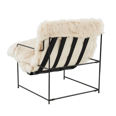 product image for Kimi Genuine Sheepskin Chair By Bd2 Tov S68530 Open Box 4 69