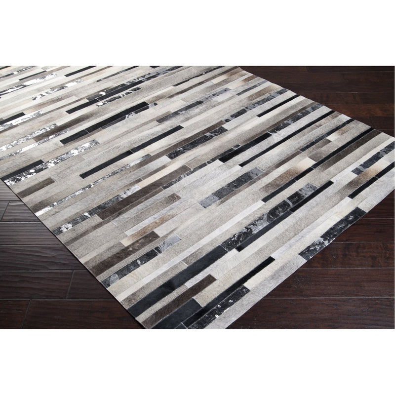 media image for Trail TRL-1120 Hand Crafted Rug in Black & Ivory by Surya 212