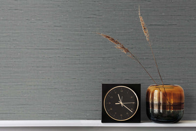 product image for Seahaven Rushcloth Slate Wallpaper from the Even More Textures Collection by Seabrook 30