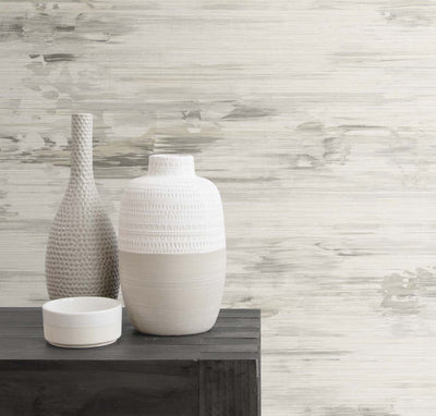 product image for Silk Mistral Nobel Grey Wallpaper from the Even More Textures Collection by Seabrook 79