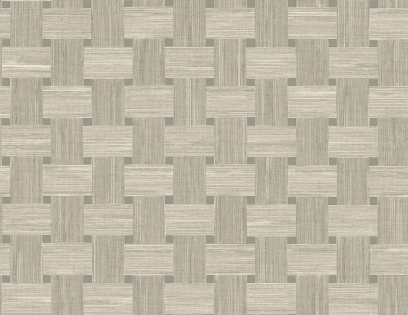 media image for Basketweave Yerba Wallpaper from the Even More Textures Collection by Seabrook 260