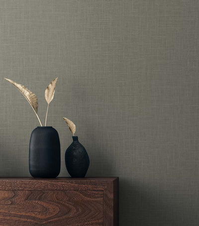 product image for Myrna Linen Pavestone Wallpaper from the Even More Textures Collection by Seabrook 36