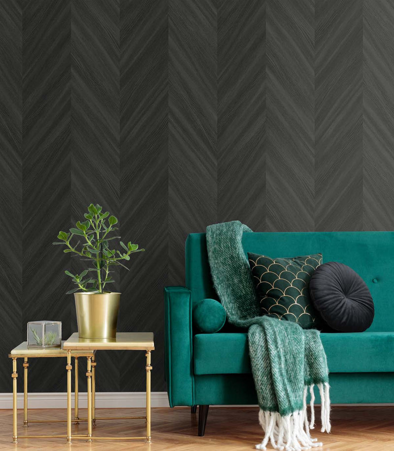 media image for Chevron Wood Apex Wallpaper from the Even More Textures Collection by Seabrook 28