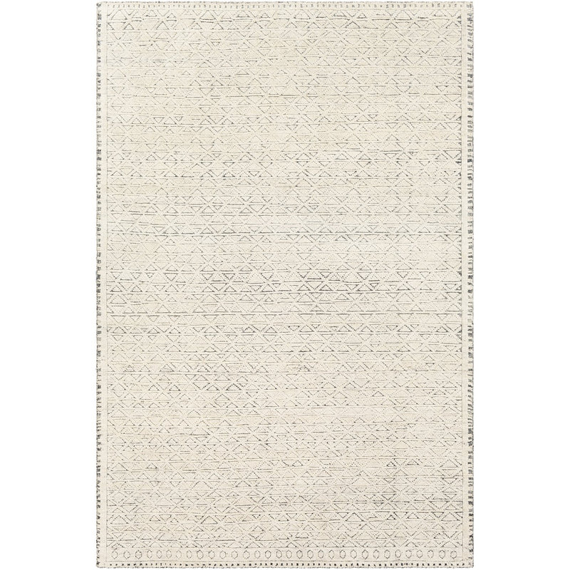 media image for Tunus TUN-2301 Hand Knotted Rug in Cream & Dark Brown by Surya 222