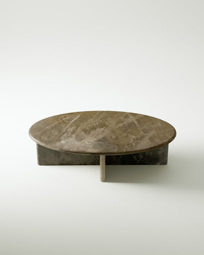 product image for plinth large oval marble coffee table csl4215r slm 8 6