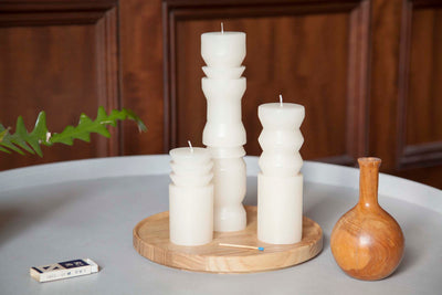 product image for White Totem Candles design by Areaware 79