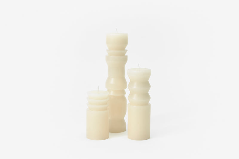 media image for White Totem Candles design by Areaware 214