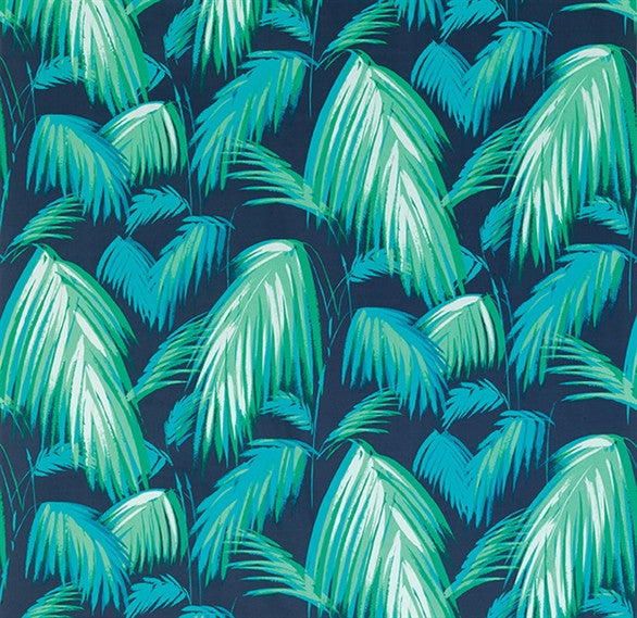 media image for Tropicana Fabric in Dark Petrol and Emerald by Matthew Williamson for Osborne & Little 287