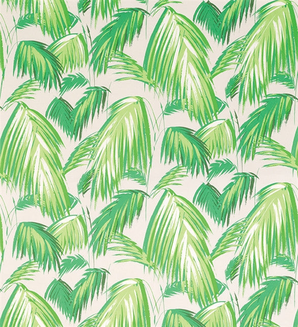 media image for Tropicana Fabric in Grass and Pebble by Matthew Williamson for Osborne & Little 235