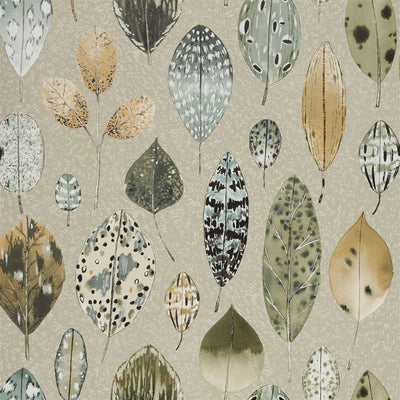 product image of Tulsi Wallpaper in Birch from the Zardozi Collection by Designers Guild 518