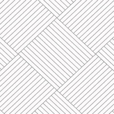 product image of Twisted Tailor Wallpaper in White and Black from the Geometric Resource Collection by York Wallcoverings 588