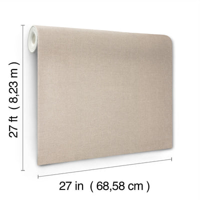 product image for Hardy Linen High Performance Vinyl Wallpaper in Jute 83