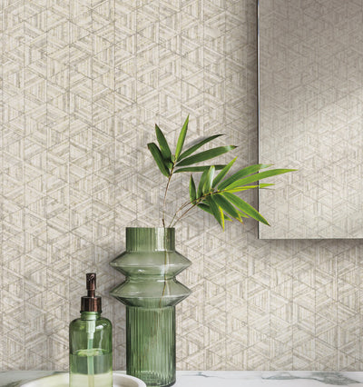 product image for Rune High Performance Vinyl Wallpaper in Bone 62