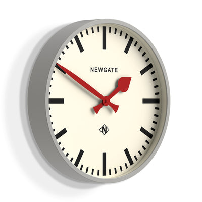 product image for universal grey railway dial wall clock by newgate univ390ogy 2 49