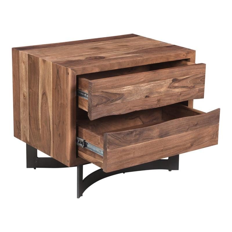 media image for Bent Nightstand Smoked 3 232