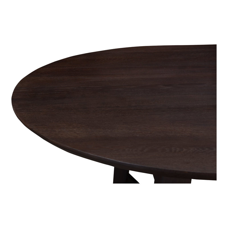 media image for Trie Dining Table Dark Brown By Moes Home Mhc Ve 1098 20 11 264